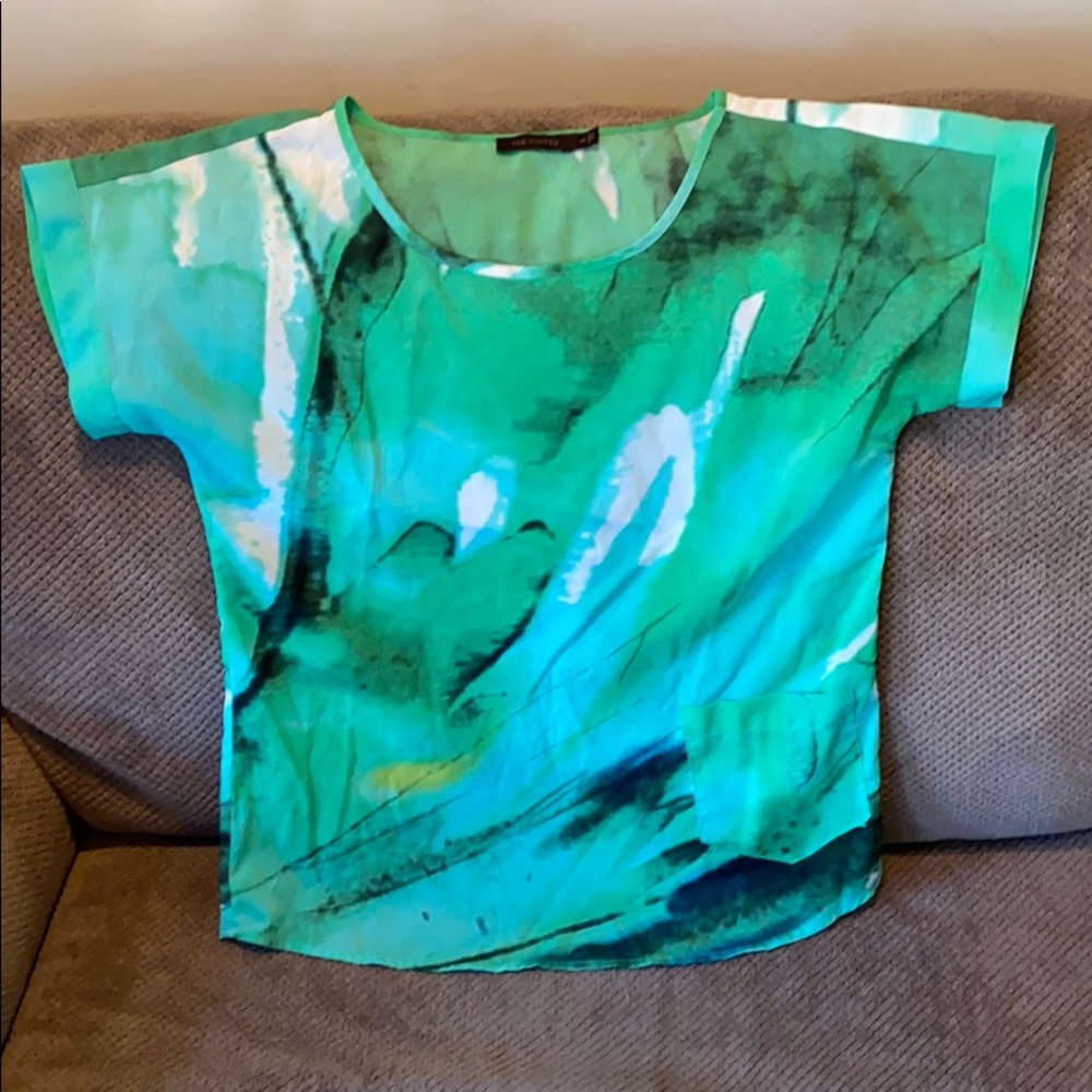 The Limited Green Short Sleeve w/ Pocket